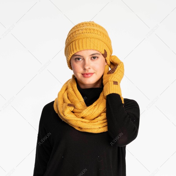 C.C Hat-20A Solid Ribbed Beanie "The Original" Beanie. - One Size - 100% Acrylic - Matches C.C YJ-847, HW-21, MB-20A, and G-20 view 5