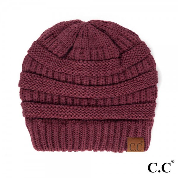 Wholesale c C Hat Solid Ribbed Beanie Original Beanie One Acrylic Matches C C YJ
