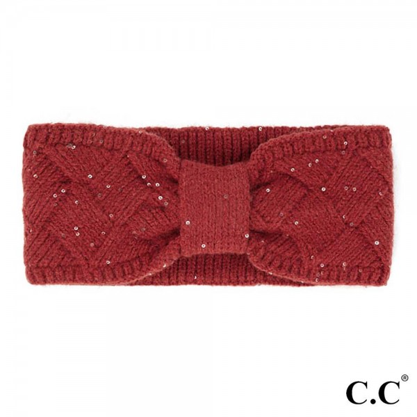 C.C HW-2073
Knit Headwrap with Sequin Detail

-42% Polyester / 35% Acrylic / 23% Nylon
- One Size Fits Most