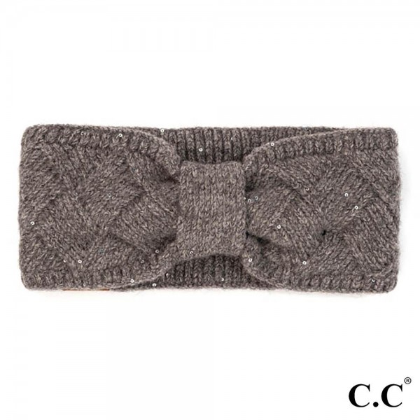 C.C HW-2073
Knit Headwrap with Sequin Detail

-42% Polyester / 35% Acrylic / 23% Nylon
- One Size Fits Most