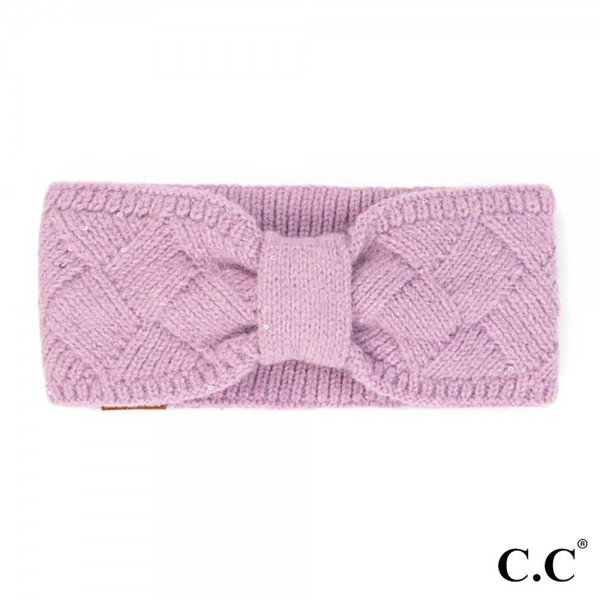 C.C HW-2073
Knit Headwrap with Sequin Detail

-42% Polyester / 35% Acrylic / 23% Nylon
- One Size Fits Most