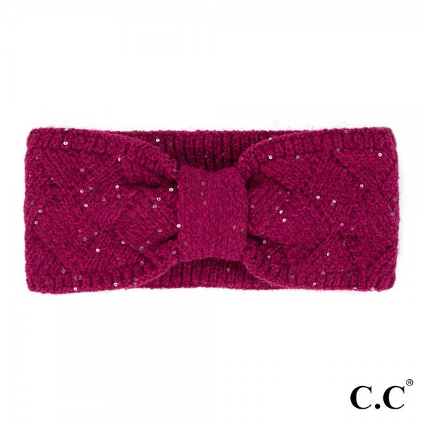 C.C HW-2073
Knit Headwrap with Sequin Detail

-42% Polyester / 35% Acrylic / 23% Nylon
- One Size Fits Most