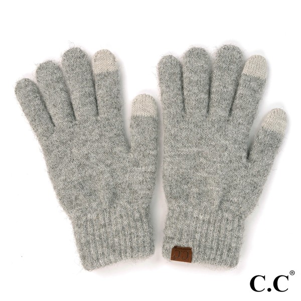 C.C G-9021
Heather Knit Plain Smart Touch Gloves

- One Size Fits Most
- Touchscreen Compatible
- 97% Recycled Polyester / 3% Spandex