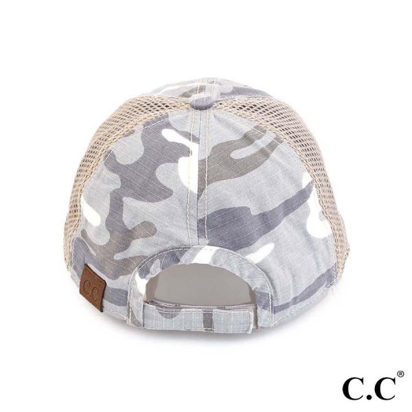 C.C BA-3910
Distressed Camo Baseball Cap With Embroidered USA Flag
- One Size Fits Most
- 40% Polyester / 60% Cotton