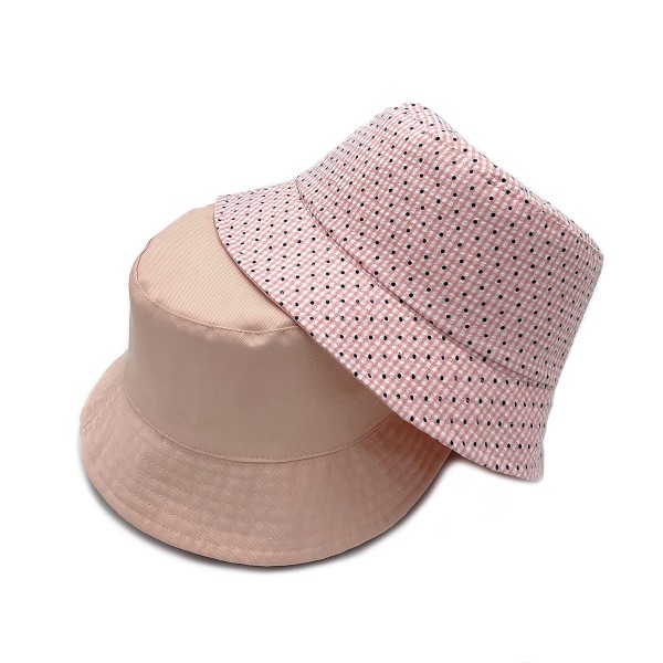 Gingham And Dot Reversible Bucket Hat

- One Size Fits Most
- 100 % Polyester