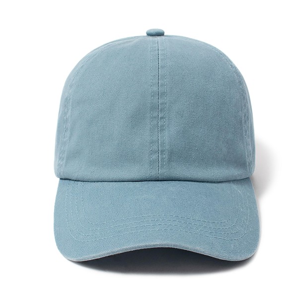 Wholesale simple Solid Colored Baseball Cap One Fits Most Adjustable Cotton