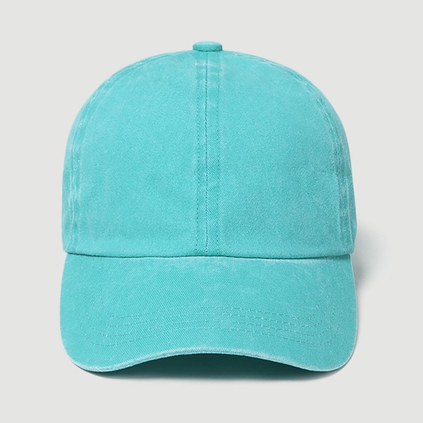 Wholesale simple Solid Colored Baseball Cap One Fits Most Adjustable Cotton