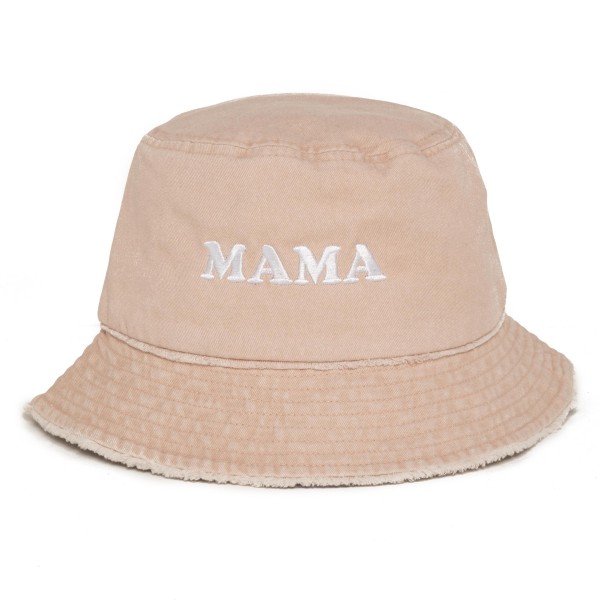 Wholesale mama Bucket Hat One Fits Most Cotton