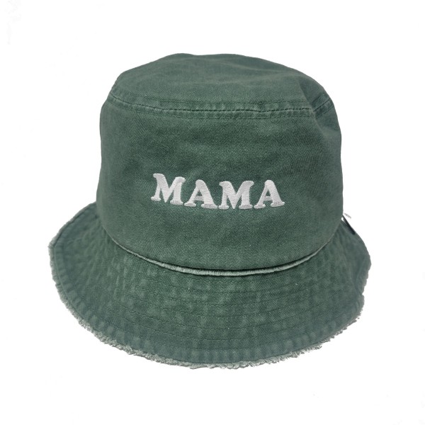 Wholesale mama Bucket Hat One Fits Most Cotton