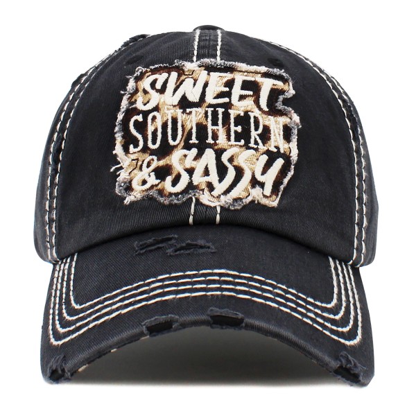 Wholesale sweet Southern Sassy Animal Printed Patch Animal Print Under Brim One