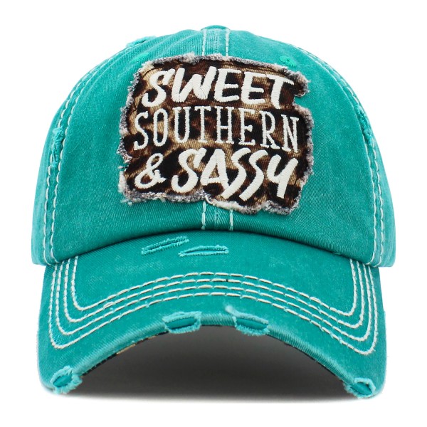 Wholesale sweet Southern Sassy Animal Printed Patch Animal Print Under Brim One