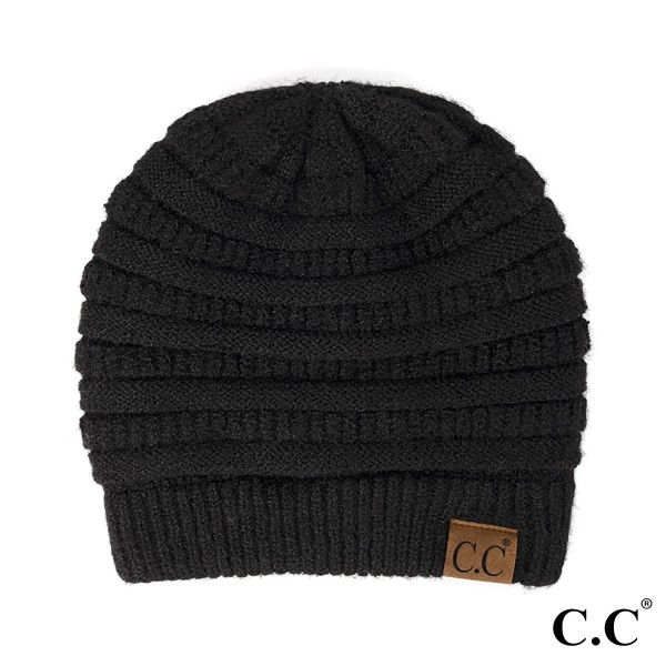 Wholesale c C HAT Ribbed Heather Beanie Hat One Fits Most Recycled Polyester Spa