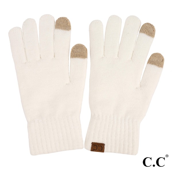 C.C G-9021
Heather Knit Plain Smart Touch Gloves

- One Size Fits Most
- Touchscreen Compatible
- 97% Recycled Polyester / 3% Spandex