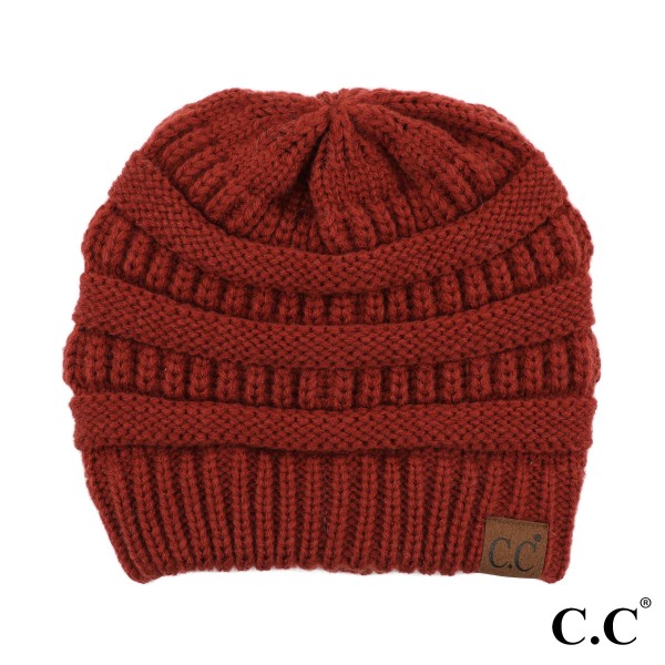 C.C Hat-20A 
Solid Ribbed Beanie "The Original" Beanie.

- One size fits most
- 100% Acrylic
- Matches C.C YJ-847, HW-21, MB-20A, and G-20 