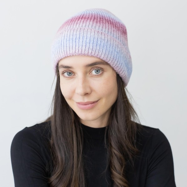 Ombre Fitted Knit Beanie

- One Size
- 100% Acrylic