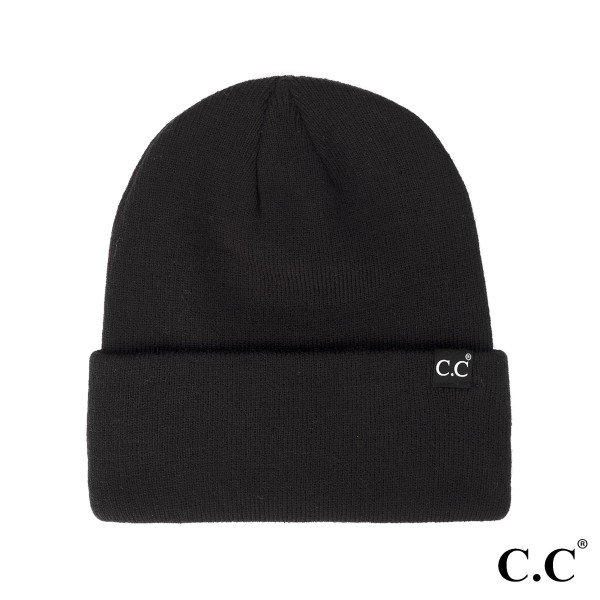Wholesale c C HTM Unisex Solid Cuff Beanie Hat One Fits Most Acrylic