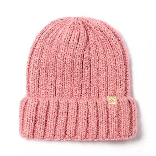 Ribbed Knit Cuff Beanie.

- One Size Fits Most
- 97% Acrylic / 3% Spandex