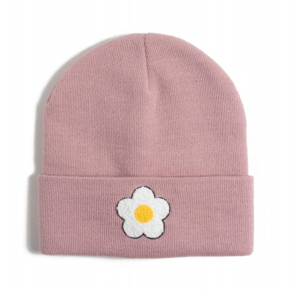 Wholesale daisy Icon Knit Beanie One Fits Most Acrylic