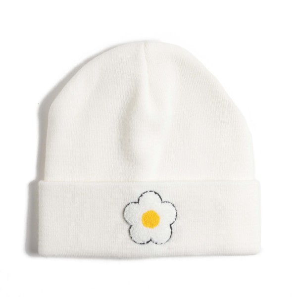 Wholesale daisy Icon Knit Beanie One Fits Most Acrylic