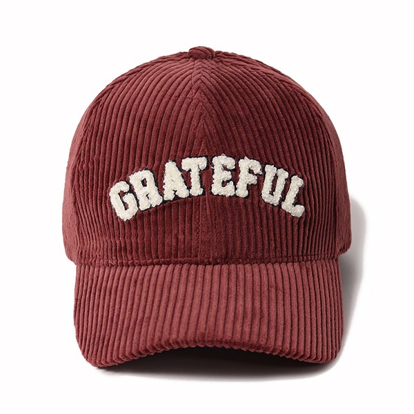 Wholesale chenille Grateful Thick Corded Baseball Cap One Fits Most Adjustable B