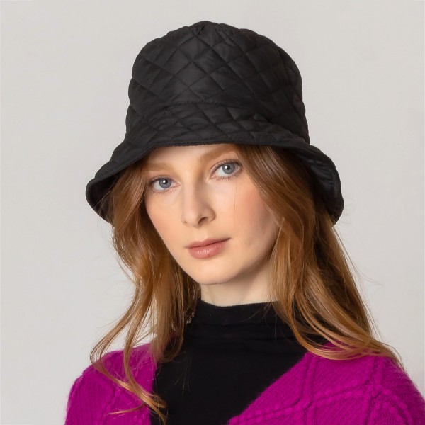 Do Everything In Love Quilted Bucket Hat One Size Fits Most