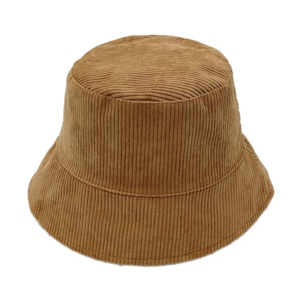 Do Everything In Love Corduroy Bucket Hat - One Size Fits Most - Adjustable Drawstring / Lined Bucket Hat - 100% Polyester view 5