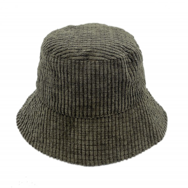 Corduroy Bucket Hat. - Adjustable Drawstring Inside Hat - One Size Fits Most - 100% Polyester view 5