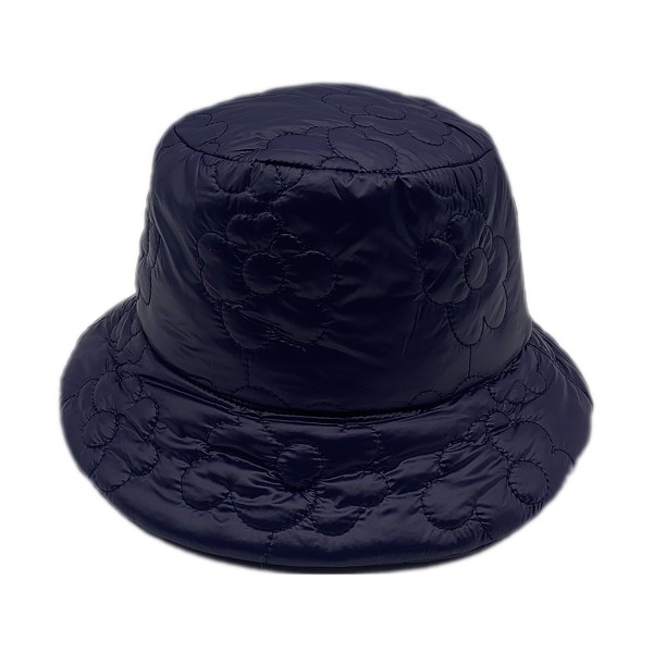 Wholesale do Everything Love Puffy Flower Stitched Bucket Hat One Fits Most Poly