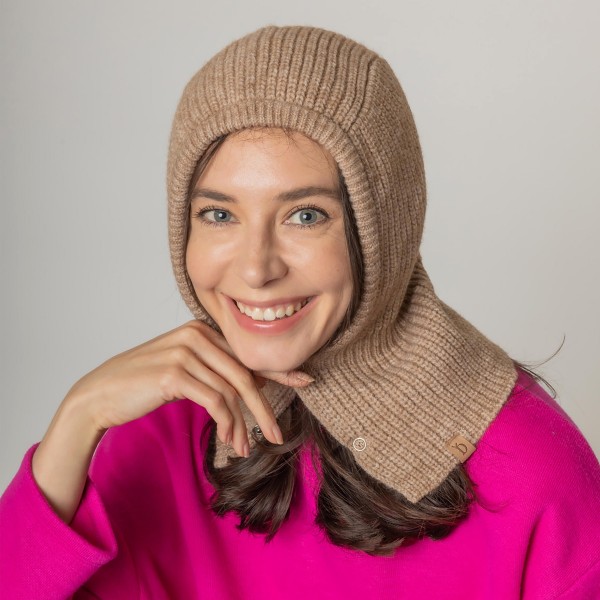 Do Everything In Love Knit Detached Hood

- One Size Fits Most 
- 100% Acrylic 
- 2 Snap Button Closures 