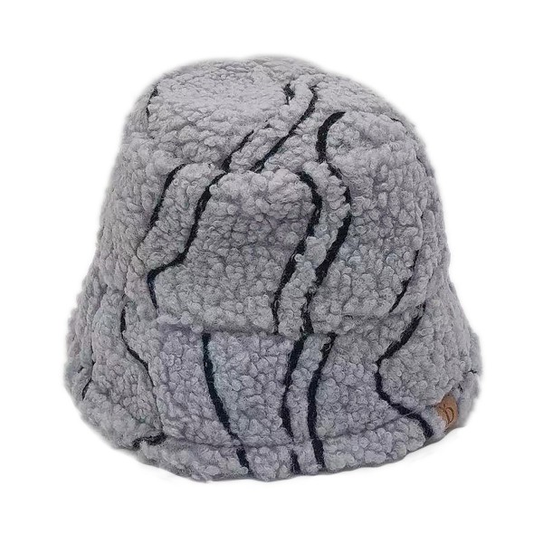 Fuzzy Tribal Striped Bucket Hat.

- Adjustable Draw String
- One Size Fits Most
- 100% Polyester