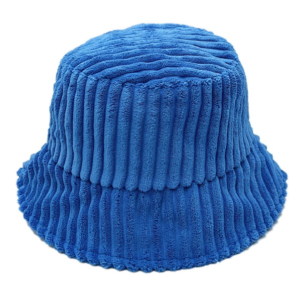 Do Everything In Love Solid Corduroy Bucket Hat - One Size - Lined/ Adjustable Drawstring - 100% Polyester view 5