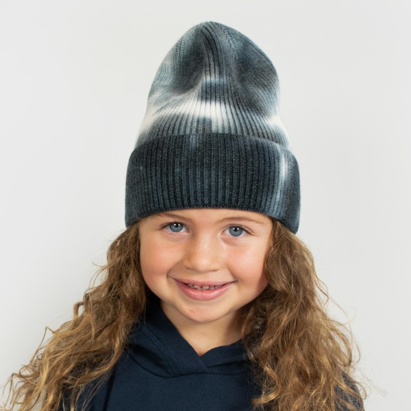 Wholesale kids Tie Dye Beanie Viscose Polyester Nylon S M Fits