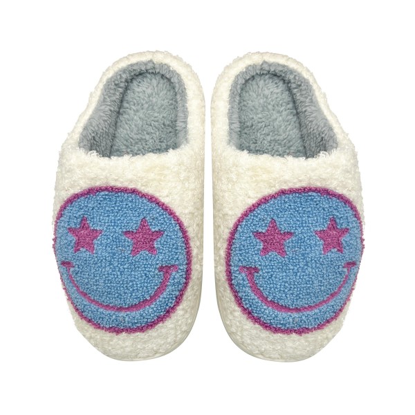 Wholesale smile Slide Slippers Polyester Rubber Sole Medium Women s US Kid s US