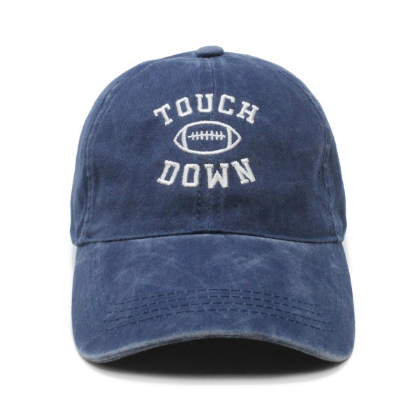Wholesale touch Down Embroidered Baseball Cap One Fits Most Adjustable Buckle Co