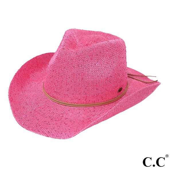 Wholesale c C CBC Sequin Cowboy Hat Suede String Trim Band One Fits Most Adjusta