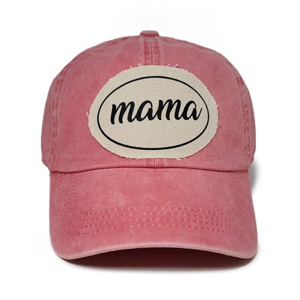 Wholesale mama Patch Baseball Cap One Fits Most Slide Buckle Adjustable Cotton