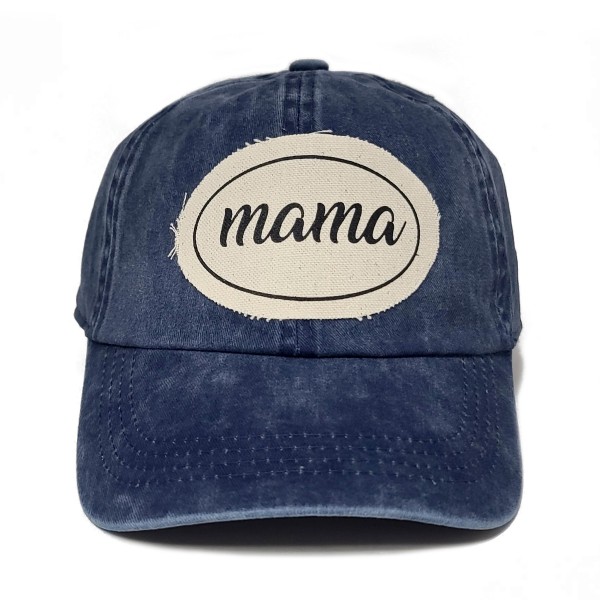 Wholesale mama Patch Baseball Cap One Fits Most Slide Buckle Adjustable Cotton