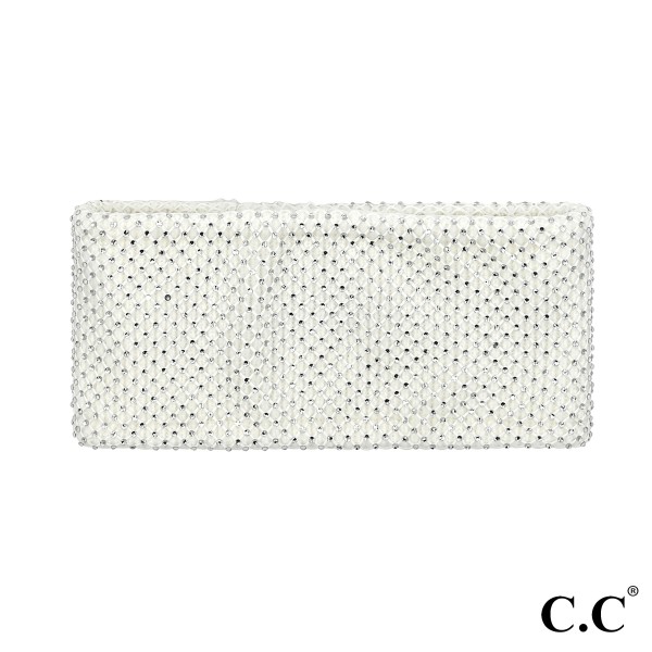 C.C HWE0013
Net Woven Headwrap With Rhinestones

- One Size Fits Most
- 52% Recycled Polyester/ 45% Acrylic/ 3% Spandex