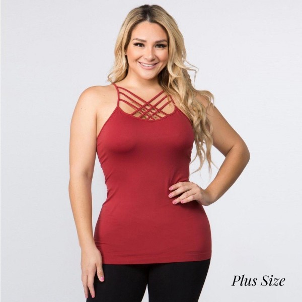 Wholesale summer must have here sexy cami top spaghetti straps sleeveless criss