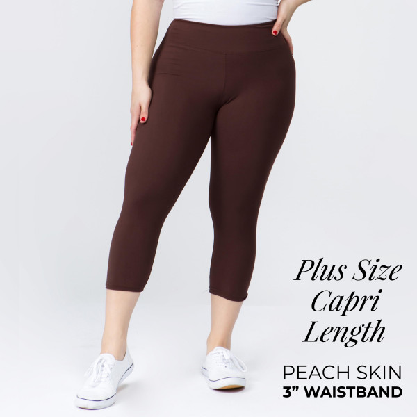 Wholesale plus Mix Brand peach skin capris seamless chic must have every wardro