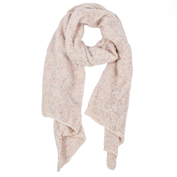 Wholesale soft touch cozy confetti scarf W L Polyester Cotton