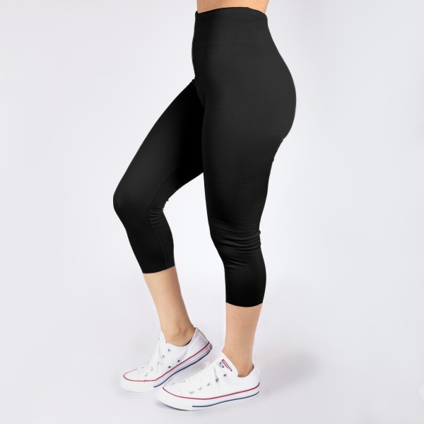 Wholesale kathy Mix black summer weight capris seamless chic must have every wa