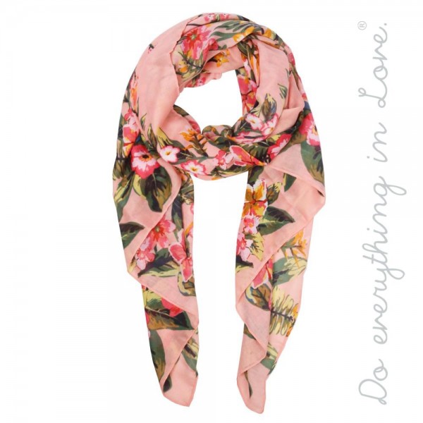 Wholesale do everything Love brand women s lightweight floral scarf wrap W L Pol