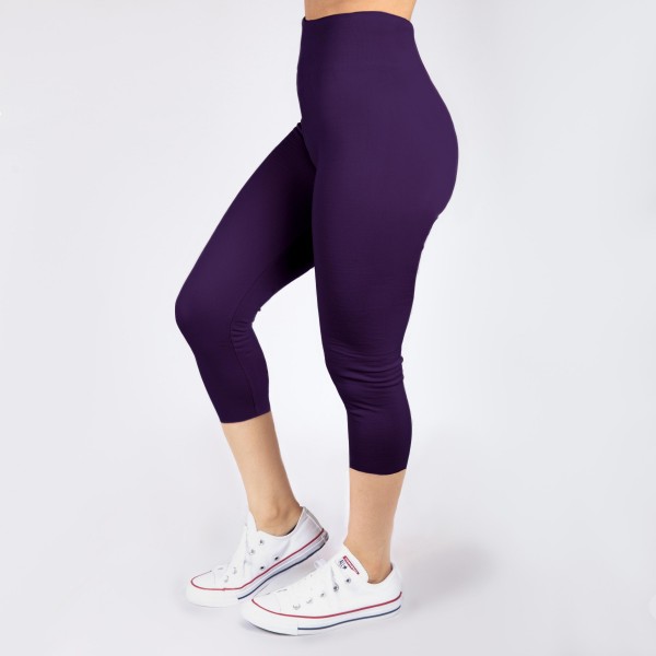 Wholesale kathy Mix purple summer weight capris seamless chic must have every w