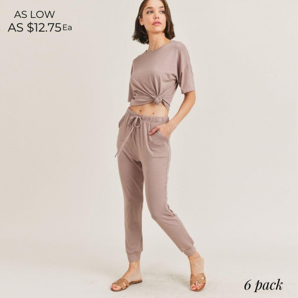 Wholesale women s Lounge Wear Matching Set Pack Matching Set Includes Draw Strin