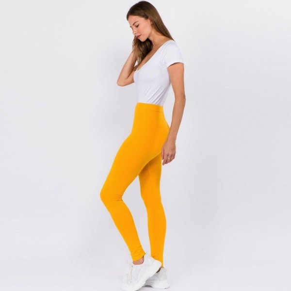 Full Length Leggings Featuring High Rise Waistband. (6 Pack)
• Elasticized High Rise Waistband
• Fit Like a Glove
• Pull On/Off Design
• Soft and Stretchy
Content: 92% Cotton, 8% Spandex
Pack Breakdown: 6pcs/pack. 2S: 2M: 2L