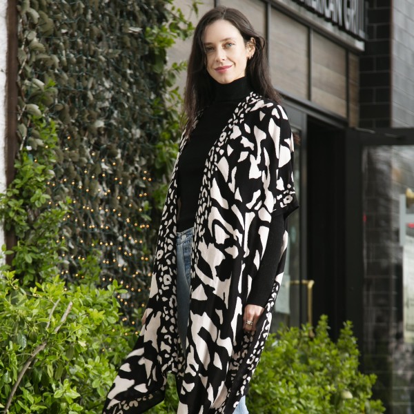 Wholesale printed Kimono One Fits Most Viscose