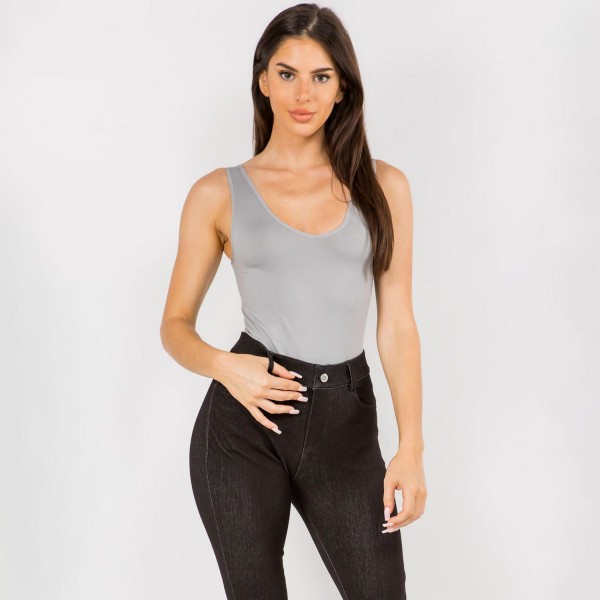 Wholesale seamless V neck Bodysuit Asymmetrical Neckline Thong Fit Remains Invis