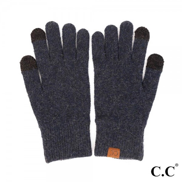 Wholesale c C G Recycled Yarn Smart Touch Gloves One Fits Most Touchscreen Compa