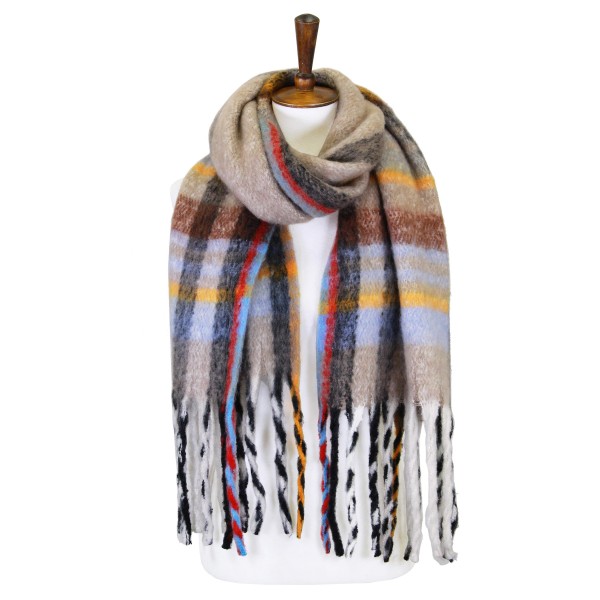 小物 plaid pattern scarf PLAID PATTERN MOHAIR SCARF – The Real McCoy's